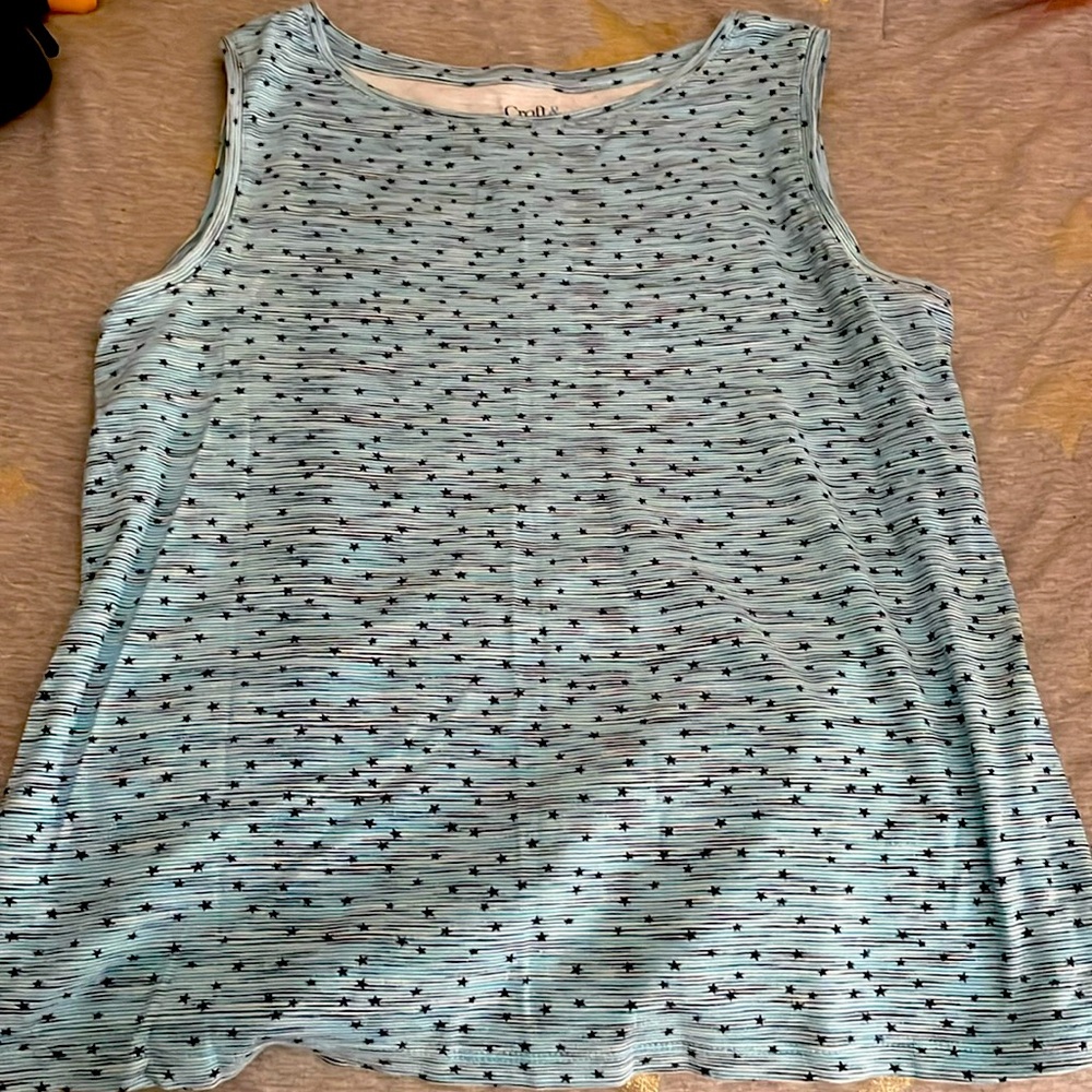 Croft&Barrow Classic Tank Star Pattern